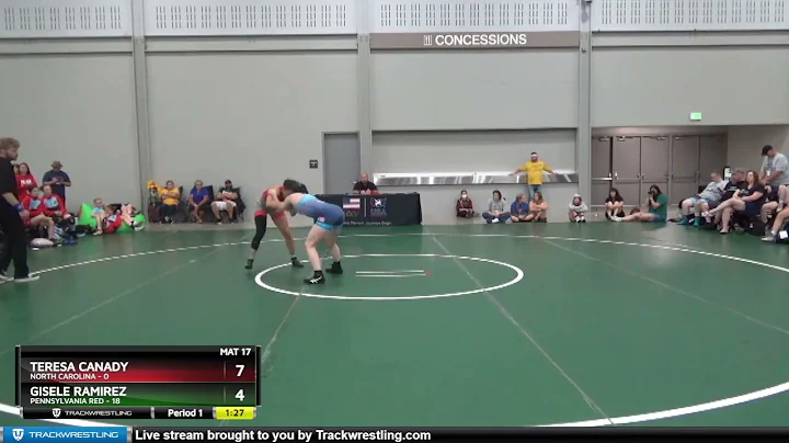 122 Lbs Round 3 (6 Team) - Teresa Canady, North Ca...