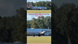 American B737-800 arrival from CLT to ILM