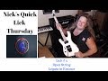 Quick Lick #5 Open String Legato