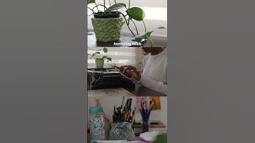 Journaling on a typewriter #cinematicvlog #typewriter #journaling #journal #machineàécrire #healing