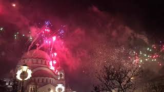 Grand fireworks @ Belgrade Jan 2019