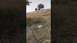 уничтожен армянский истребитель СУ-25 | Война Карабах 2020