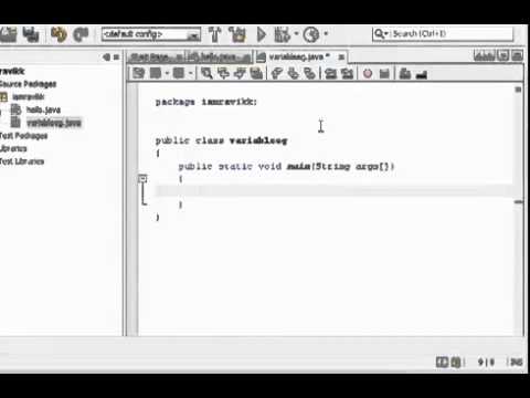 Netbeans JAVA Programming Tutorial Variables Datatypes Part 1