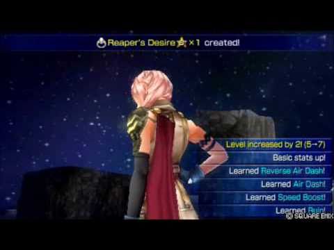 Dissidia 012 Final Fantasy Lightning vs Kuja (Story Mode Battle)
