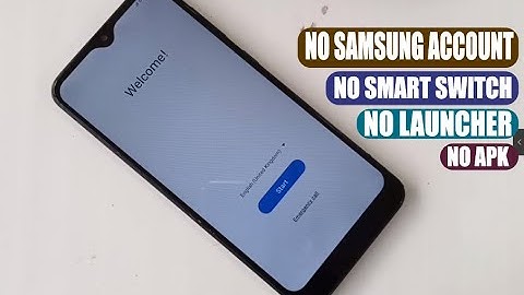 SAMSUNG A11 / A20 / A30 / A50 / A51 /FRP BYPASS NO SAMSUNG ACCOUNT , NO SMART SWITCH , NO LAUNCHER