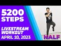 April 10, 2023 • Livestream Workout • Half Version