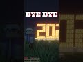 Bye Bye 2023 | Minecraft New Year Celebration | #shorts