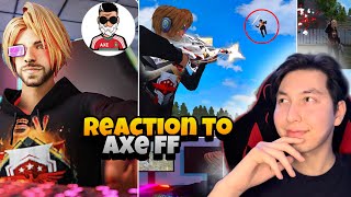 Reaction to Axe FF 🍷🗿 | AWM + Editing Goat?!? | Mehdix Free Fire