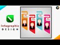 Infographic Banner Design in CorelDRAW | Professional Live Stream Layout Design Tutorial