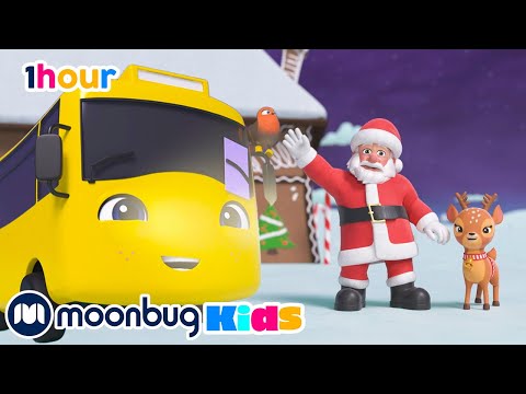 🎅巴斯德給聖誕老公公的信 | Buster Delivers a Letter to Santa | 兒童動畫 | Moonbug Kids | 卡通片 | 大合集 | Vehicle Cartoon