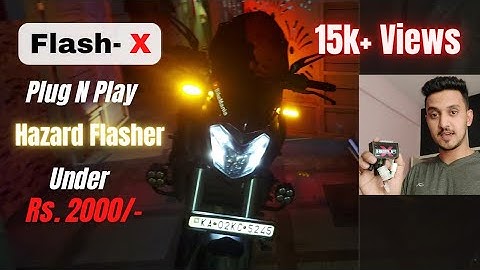 Installing Race Dynamics Flash-X Hazard Flasher in Bajaj Dominar 400 | Plug N Play | Vg 24
