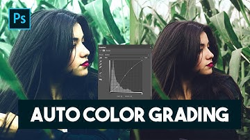 AUTO COLOR Grading Photoshop | Photo Edit | Curves Adjustment Layer