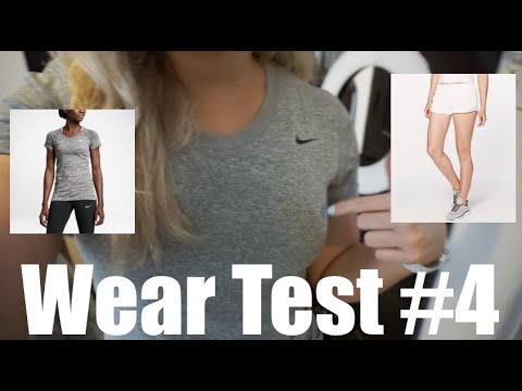 Wear Test Lululemon Hotty Hot Shorts Nike Dri Fit Top Youtube