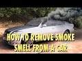 How To Get Cigarette Smell Out Of Car
