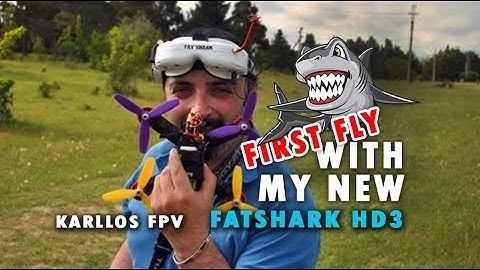 First fly with my new fatshark hd3 - near Martqopi