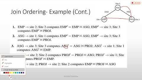 7_5 Join Ordering in Distributed Query