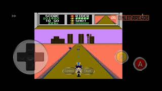 Mach Rider (NES Emulator) - Fighting Course (All 40 Tracks) screenshot 5