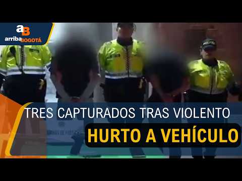 ⁣Tres sujetos fueron capturados tras hurtar un carro en el barrio El Cortijo | CityTv