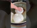 the frying process for rising dough is carried out carefully and cautiously#shorts