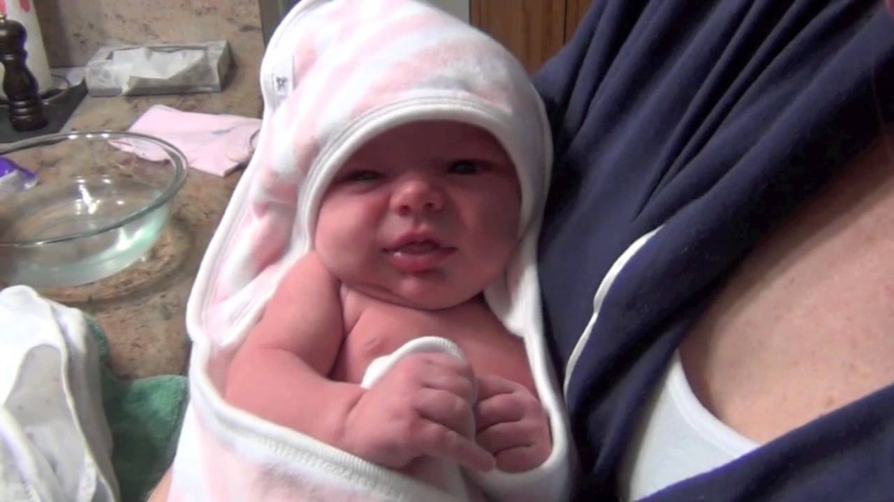 Watch Landry's first bath on YouTube Watch Landry's first bath on YouTube