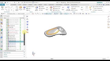 Học NX CAD Online - Bài 18 : Remove Parameters - Lệnh xóa lịch sử thiết kế