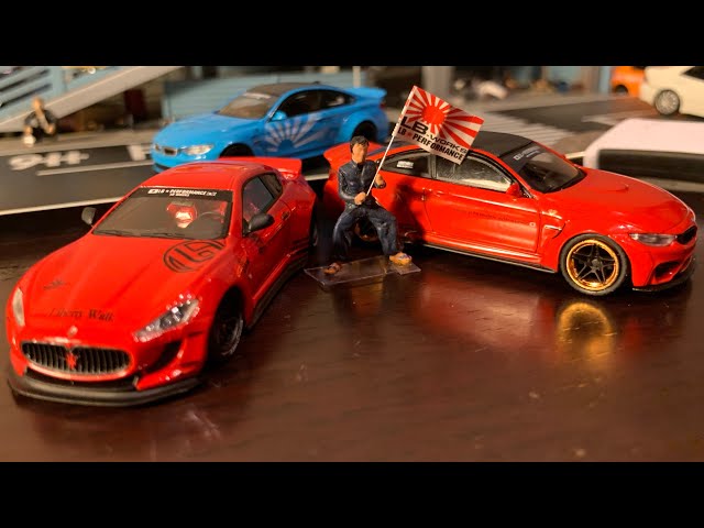 1/64 LBマセラティ・グラントゥーリズモMINIGT LB BMW M4開封 hpi
