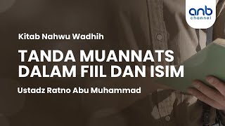 Tanda Muannats Dalam Fiil dan Isim | Ustadz Ratno Abu Muhammad