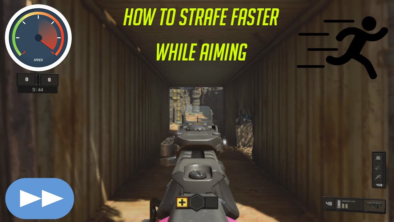 How To Strafe Faster While Aiming On Black Ops 4