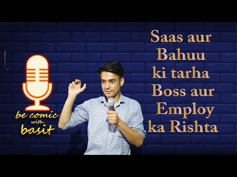 Boss and Employee Relationship | Stand Up Comedy | Be-Comic With Basit