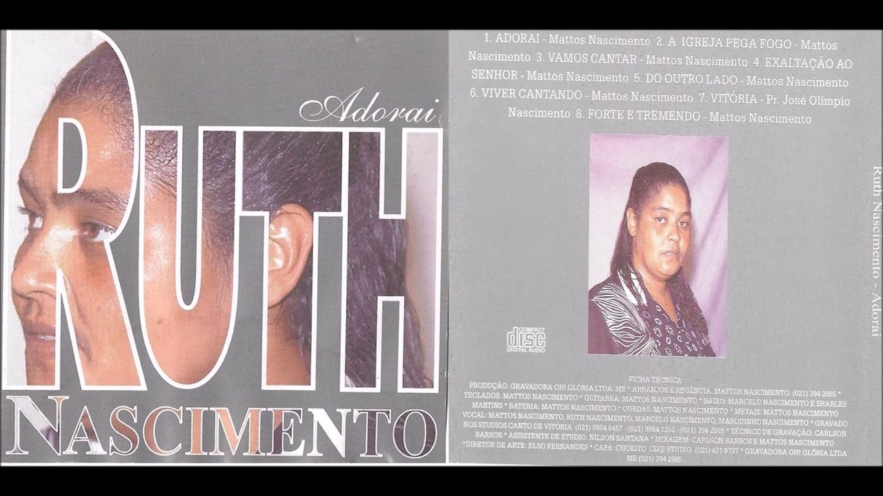 Ruth Nascimento e Mattos Nascimento - Adorai - Cd Completo