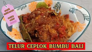 TELUR CEPLOK BUMBU BALI - LAUK BIASA JADI SPESIAL DAN LEZAT