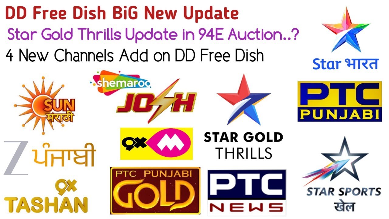 DD Free Dish BiG New Update|Star Gold Thrills Update in Annual E Auction.? |4 New Channels Add