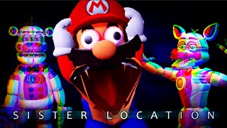 Mario Plays: Five nights at freddy's Sister location