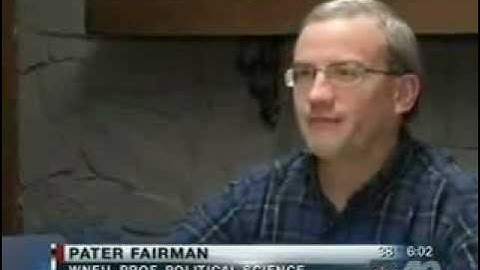 Peter Fairman, Assistant Professor of Political Science Discusses Policy Decisions