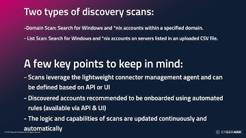 Define & Manage Discovery Scans | CyberArk University