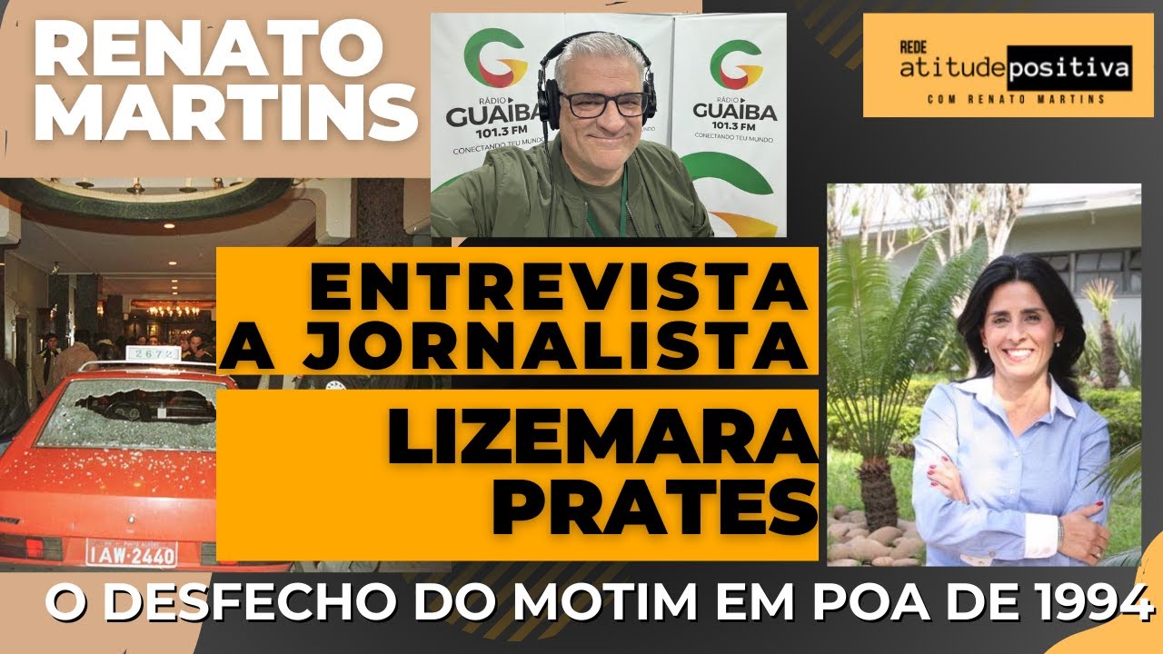 Entrevista com a jornalista LIZEMARA PRATES, que narrou o desfecho do motim do presídio em 1994