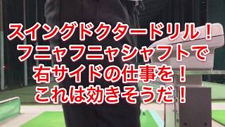 ゴルフスイング　スイングドクターに診てもらった！？フニャフニャシャフトで右サイドの仕事をする。Japanese amateur golfer Ninja 腰痛パパ071