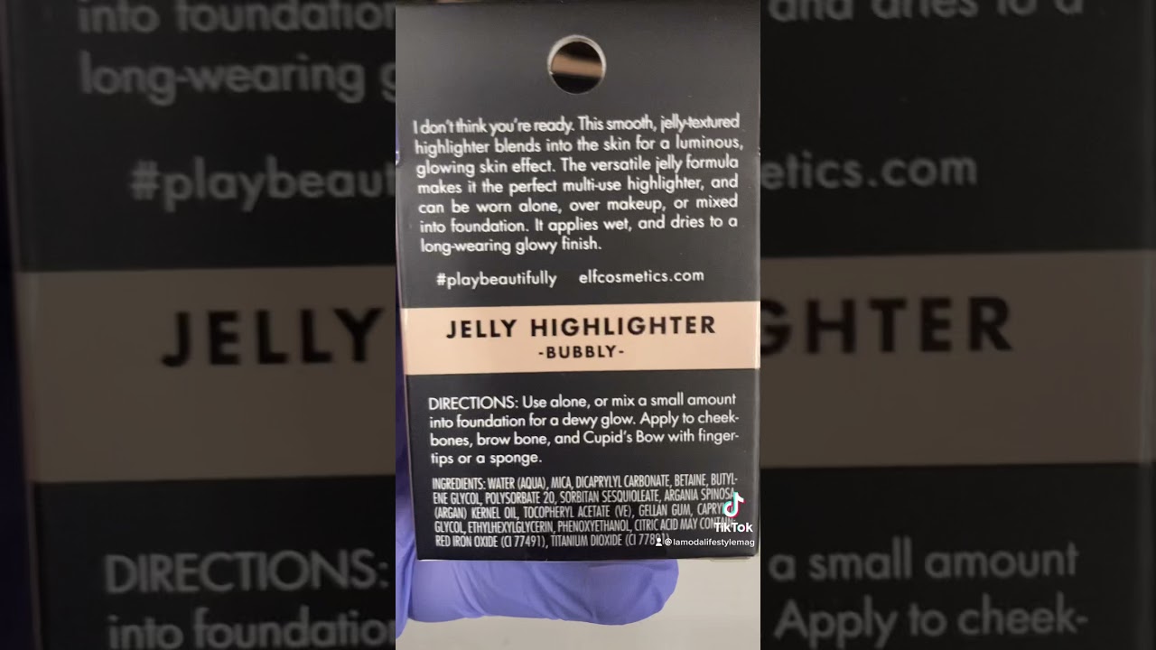 Elf Jelly￼ Highlighting Bubbly￼