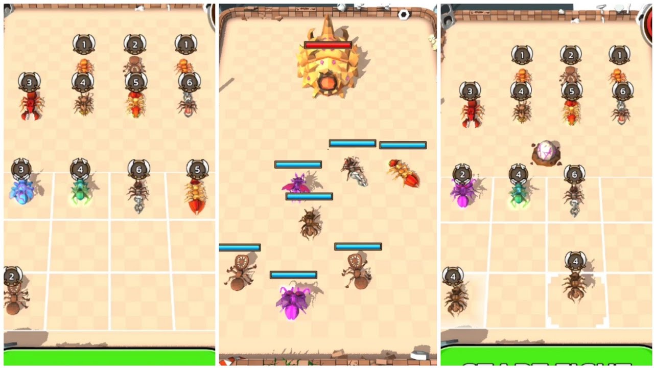 Merge master ant fusion fight with boss #gaming #mergegames - YouTube