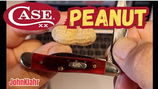 The Case XX Peanut. Comparing my Case Old Red Bone Corn Cob Jig Peanut to Spyderco Dragonfly 2