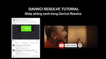 Cách xóa phông xanh trong Davinci Resolve