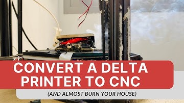 Can You Convert Delta 3D Printer Into CNC Machine?!