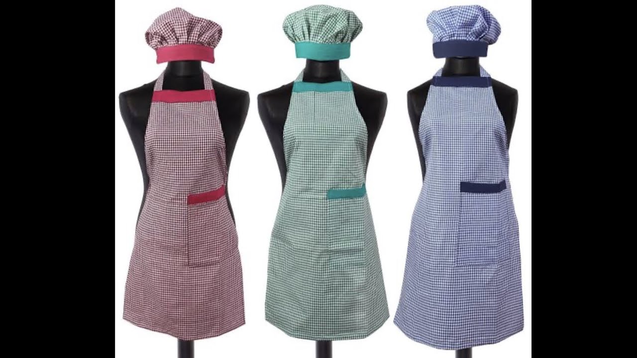 HOW TO CUT APRON AND CHEF CAP STEP BY STEP YouTube