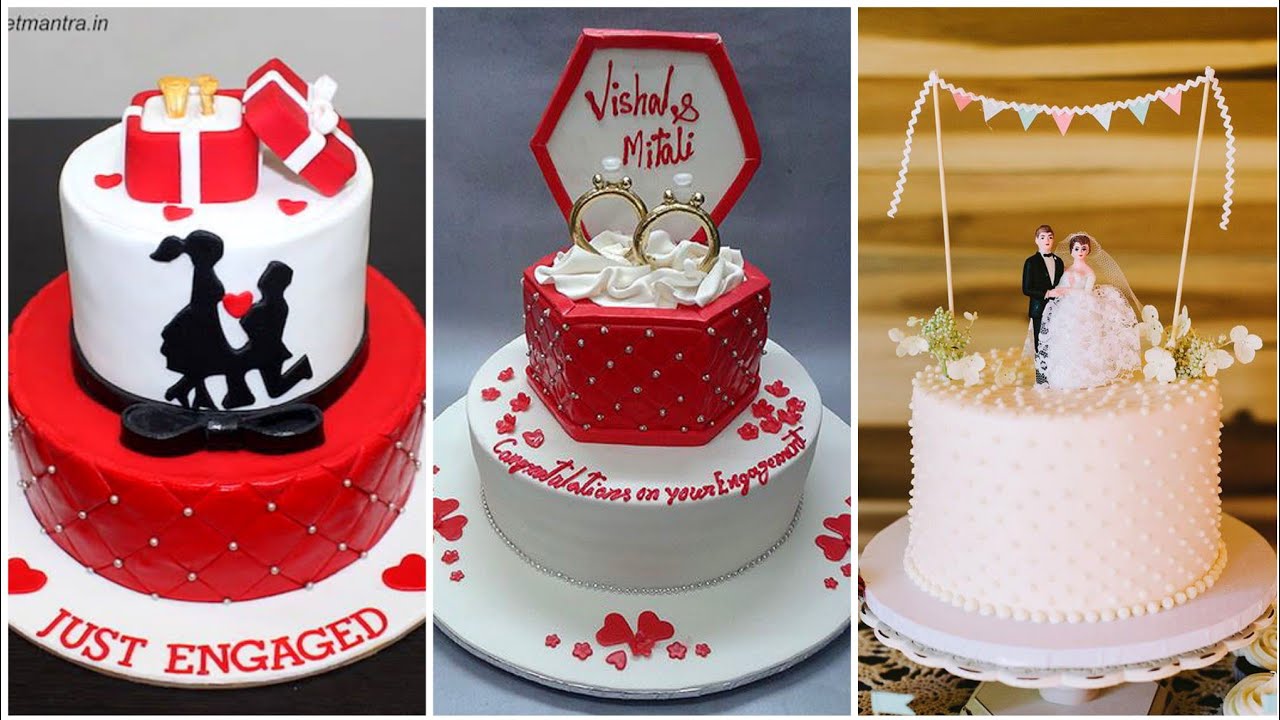 How To Make Engagement Ring Box Ceremony Cake Tutorial|Whip Cream Cake| -  YouTube