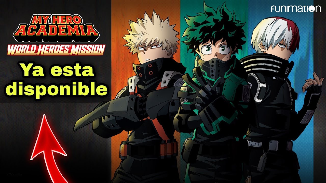 🔥YA ESTA DISPONIBLE LA NUEVA PELÍCULA DE MY HERO ACADEMIA WORLD HEROES