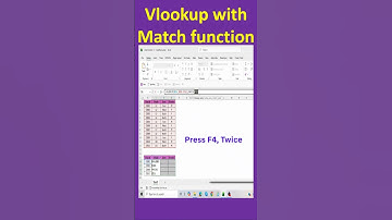 🔥The Hidden Power Combo: VLOOKUP and MATCH Function #shorts