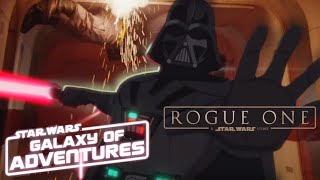 Vader Hallway | Galaxy Of Adventures  Rogue One Style | Star Wars.