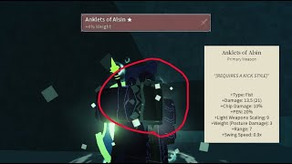 HOW TO GET ANKLETS OF ALSIN | Deepwoken