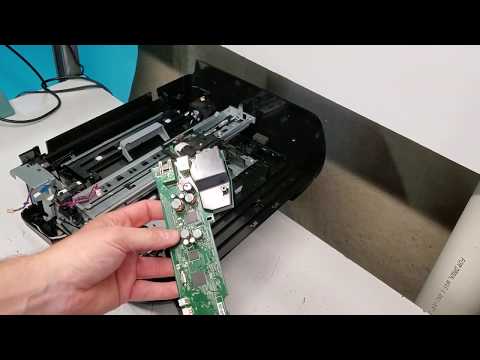 How to take apart HP Officejet 5740 Printer for Parts or to Repair 8040, 7640