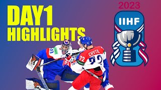 DAY 1 HIGHLIGHTS | 12.5.2023 | ALL MATCHES - Ice Hockey World Championship